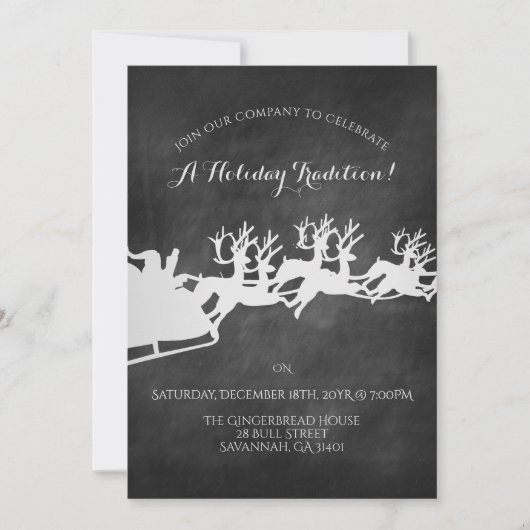 Rustiek Bedrijf Kerstmis Feest Kaart (Voorkant)