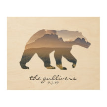 Rustiek Beer Bruiloft Gast Handtekening Alternatie