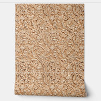 Rustiek beige bewerkt leer
