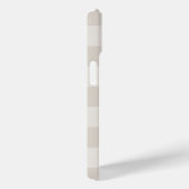 Rustiek Beige Buffel Check Monogram Case-Mate iPhone Case (Achterkant / Rechts)
