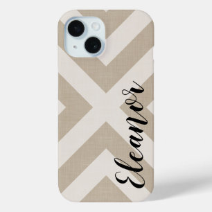 Rustiek Beige X Chevron Monogram