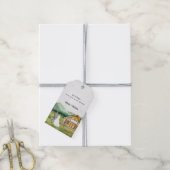 rustiek bergbos | Huwelijk Dank u Cadeaulabel (Met Touw)