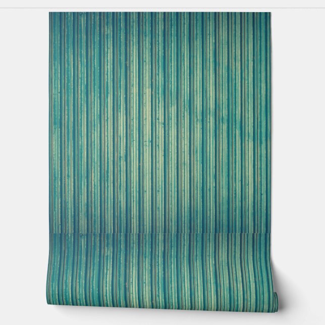  rustiek blauw behang (Afrollen)