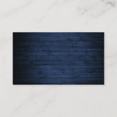 Rustiek Blauw Bloemen Bruiloft Registry Invoegen K Informatiekaartje (Achterkant)