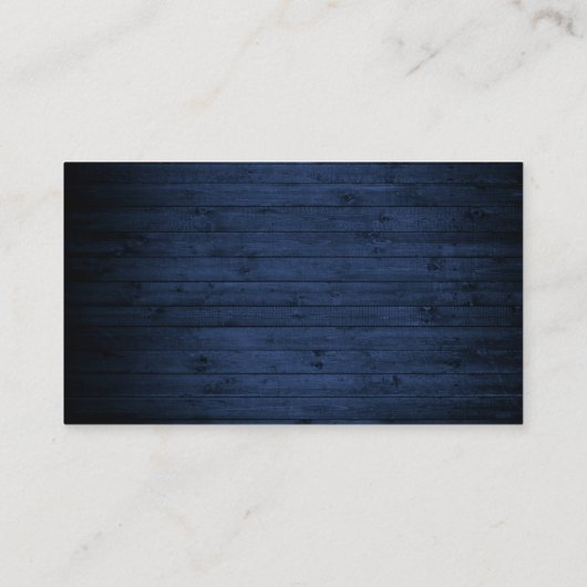 Rustiek Blauw Bloemen Bruiloft Registry Invoegen K Informatiekaartje (Achterkant)