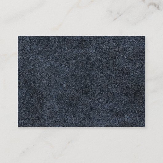Rustiek Blauw Goud String Lichten Huwelijksrecepti Informatiekaartje (Achterkant)