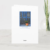 Rustiek Blauwe Deur / WORD SNEL GOED Kaart (Achterkant)