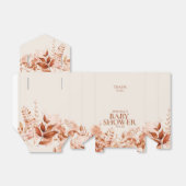 Rustiek Bloemen Herfst Herfst Baby shower Bedankdoosjes (Uitgevouwen)