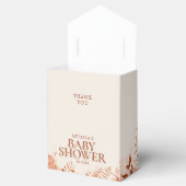 Rustiek Bloemen Herfst Herfst Baby shower Bedankdoosjes (Geopend)