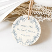 Rustiek Bloemen Lijst Bruiloft Bedankjes Labels