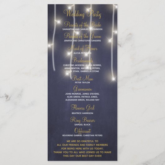 Rustiek bloemenbordeaux krijtbord bruiloft program programma (Achterkant)