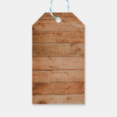 Rustiek Bloom Zonnebloem Gift Label Cadeaulabel (Achterkant)