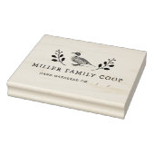 Rustiek Boerderij eendenei kartonnen stempel (Stempel)