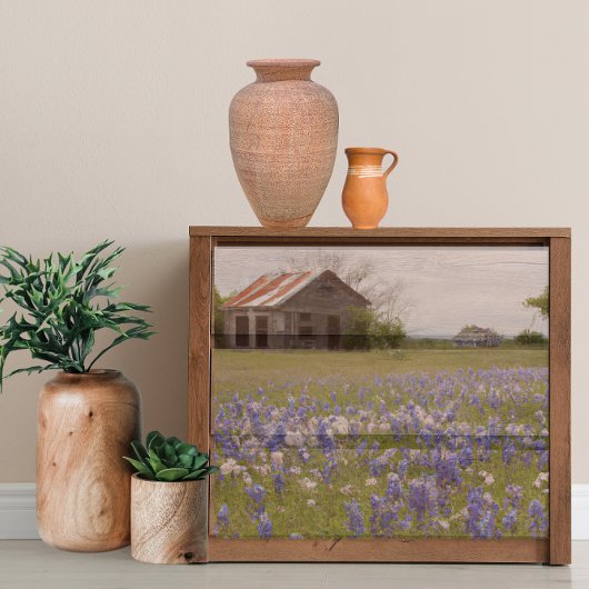 Rustiek Boerderij Texas Bluebonnets decoupage Tissuepapier