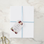 Rustiek Boho Bloemen Sip Hooray Vrijgezellenfeest Cadeaulabel (Met Touw)
