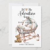 Rustiek Boho Nursery Baby shower Genderneutraal Kaart (Voorkant)