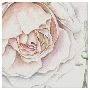 Rustiek Bord Roze Groen Blad Bloempatroon Stof