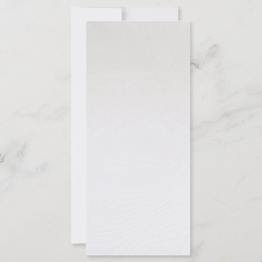 Rustiek Bos Bruiloft Menu (Achterkant)