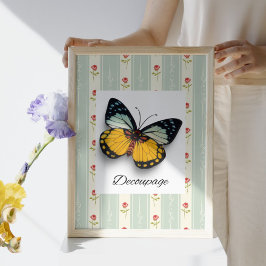 Rustiek  botanisch patroon Decoupage Tissuepapier