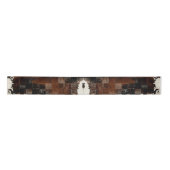 Rustiek Bruin Patchwork Koeienhuid Lint (Voorkant)