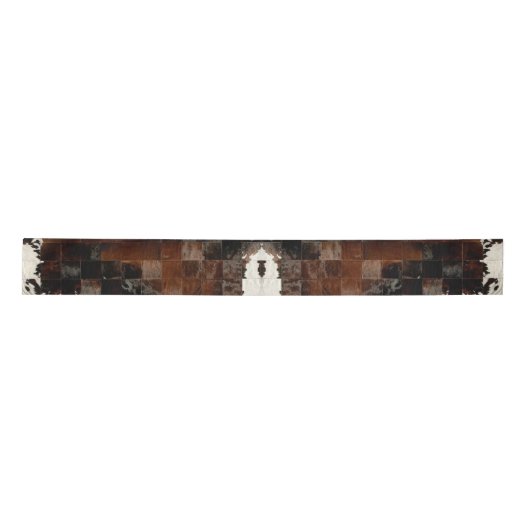 Rustiek Bruin Patchwork Koeienhuid Lint (Voorkant)
