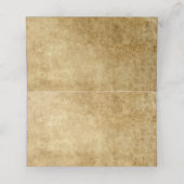  rustiek bruin trouwnummer (Binnenkant ongevouwen)