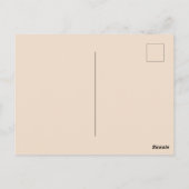 Rustiek Bruin Witte Boom Branches Briefkaart (Achterkant)