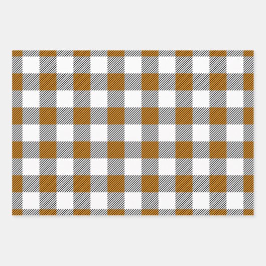Rustiek Buffalo Plaid Patroon Inpakpapier Vel (Voorkant)
