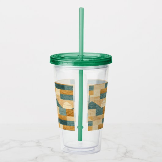 Rustiek/Cabin/Lodge/Berg Acryl Drinkbeker (Rechts)