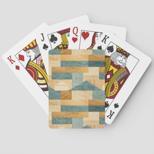 Rustiek/Cabin/Lodge/Berg Pokerkaarten (Achterkant)