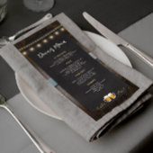 Rustiek Cheers en Beers 4x9 Diner Menu