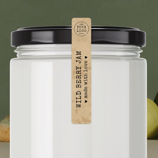 Rustiek  Custom Logo Food Jar Lid Seal Label