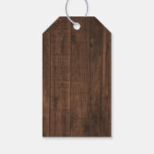 Rustiek Een Baby is Baby shower brouwen Cadeaulabel (Achterkant)