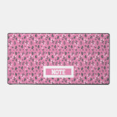 Rustiek Elegant Bloemenpatroon Bureaumat (Voorkant)