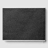 Rustiek Elegant Swirly Script Familienaam Trouwen Gastenboek (Achterkant)