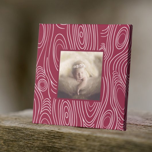 Rustiek Elke kleur  Modern Wood Grain Art Canvas Afdruk