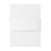 Rustiek Eucalyptus Greenery Duo 3 Uitnodigingen Wikkel (Achterkant Voorbeeld)