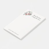Rustiek Folk Art Kerstboeket Post-it® Notes (Schuin)