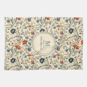 Rustiek Frans land Chic | Aangepaste achternaam Theedoek (Horizontaal)