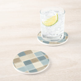 rustiek gepleisterd zandsteen zandsteen onderzetter