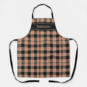 rustiek geruite gewoonte schort (Voorkant)