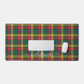 Rustiek geruite Monogram Classic Buchanan Tartan Bureaumat (Keyboard & Muis)