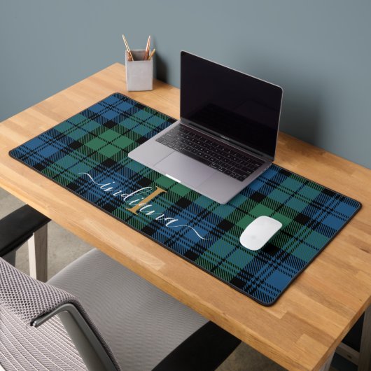 Rustiek geruite Monogram Classic Campbell Tartan Bureaumat (Kantoor 2)