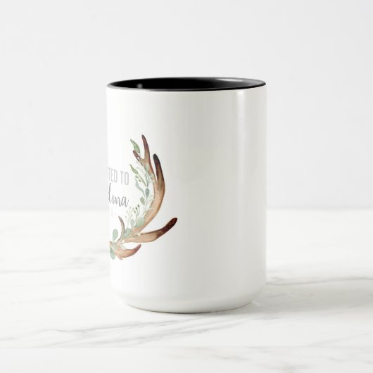 Rustiek gewei & groen gepromoveerd tot oma mok (Midden)