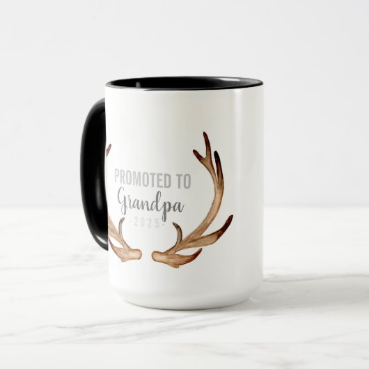 Rustiek gewei & groen gepromoveerd tot opa mok (Voorkant links)