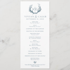 Rustiek gewei met bloemenkrans | Bruiloft Programma