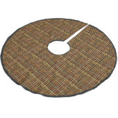 Rustiek Geweven Rough Burlap Red Kerstboom Rok (Gekanteld)