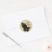 Rustiek Gewoon Bid Sticker (Envelop)