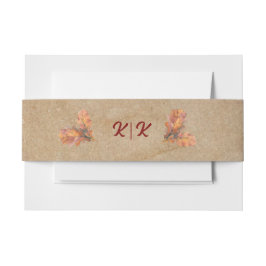 Rustiek & Gezellig Herfst bruiloft Collectie Uitnodigingen Wikkel