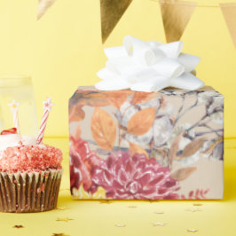 Rustiek & Gezellig Herfst Trouwpapier Cadeaupapier